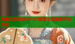 海角社区地块20-01智慧生活服务平台开启