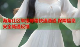 海角社区举报邮箱快速通道 保障信息安全畅通反馈