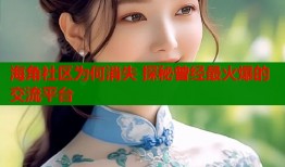 海角社区为何消失 探秘曾经最火爆的交流平台
