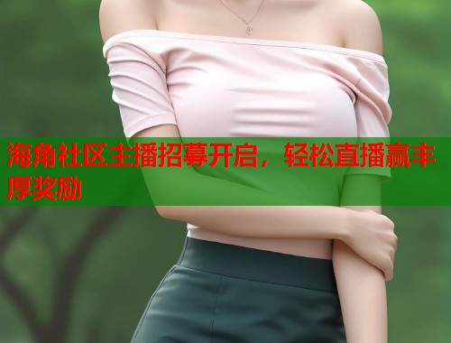海角社区主播招募开启，轻松直播赢丰厚奖励