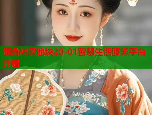 海角社区地块20-01智慧生活服务平台开启