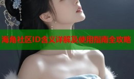 海角社区ID含义详解及使用指南全攻略