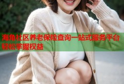 海角社区养老保险查询一站式服务平台轻松掌握权益