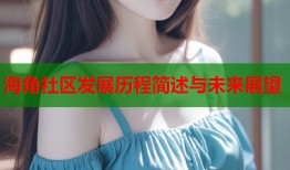 海角社区发展历程简述与未来展望