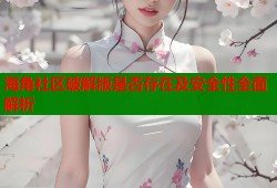 海角社区破解版是否存在及安全性全面解析
