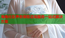 海角社区养老保险咨询服务一站式解决方案